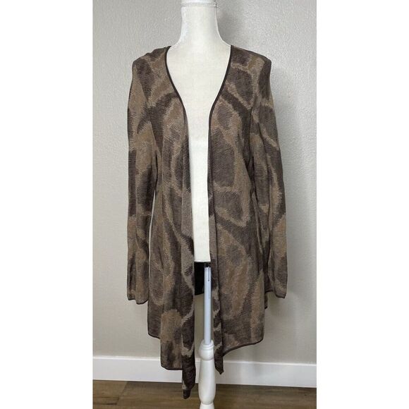 Peruvian Connection Cardigan Pima Cotton Light Knit Sweater Size XL - Picture 8 of 8